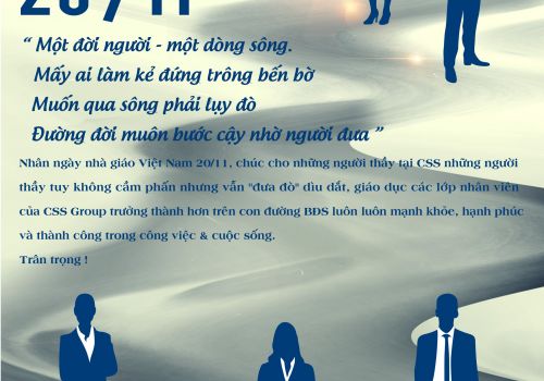 Ngày 20/11, cảm ơn những người thầy của CSS Group 