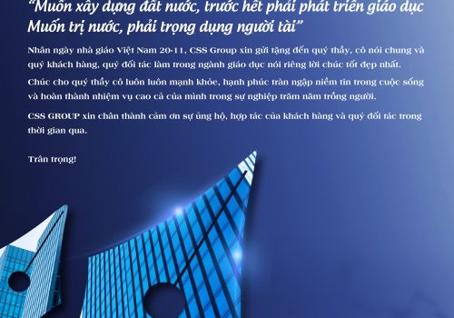 Chúc mừng ngày nhà giáo Việt Nam 20/11. 