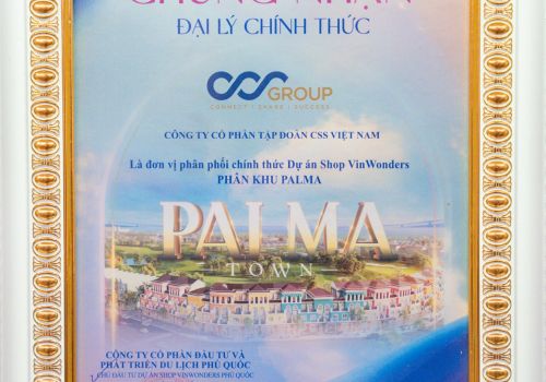 CSS GROUP LÀ ĐƠN VỊ CHÍNH THỨC DỰ ÁN SHOP VINWONDERS PHÂN KHU PALMA TOWN